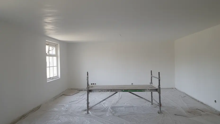 Plafond stucen en spackspuitwerk