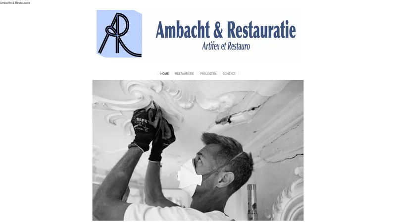 Website van Ambacht & Restauratie
