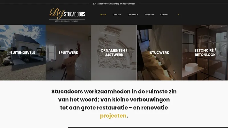Website van B.J. Stucadoor