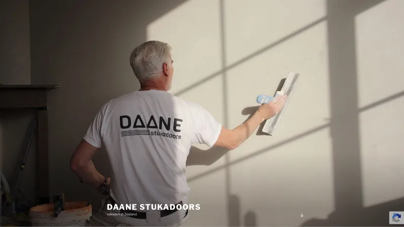 Website van Daane Stukadoors