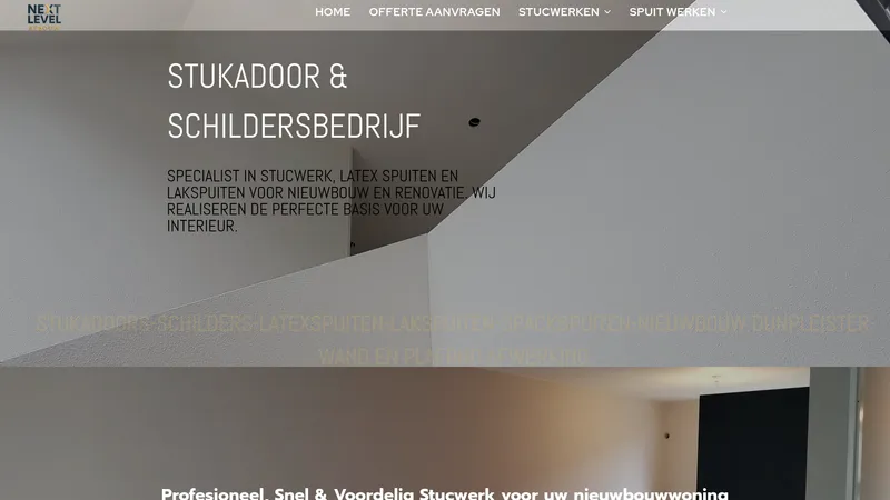 Website van De Nieuwbouw Specialist