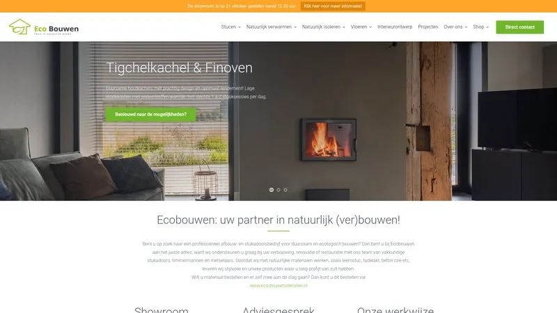 Website van Ecobouwen