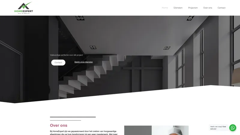 Website van Home Expert