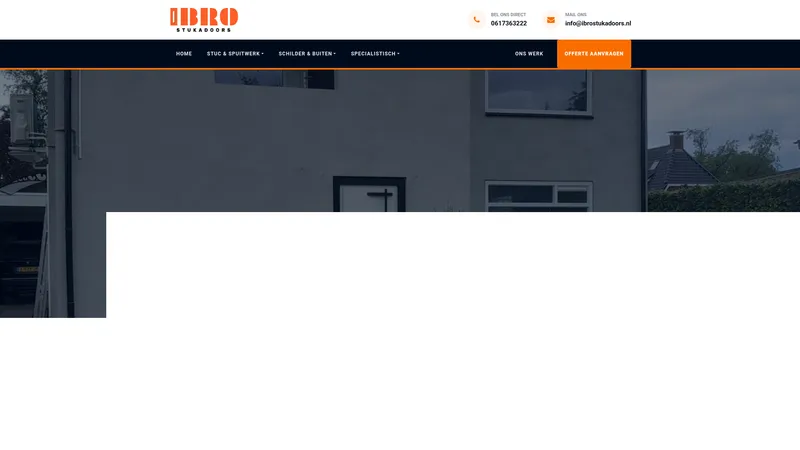 Website van IBRO Stukadoors