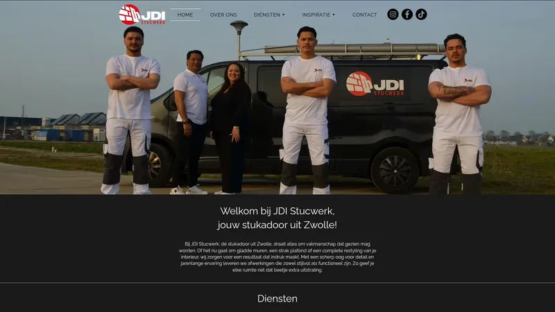 Website van JDI Stucwerk