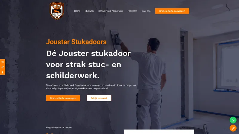Website van Jousterstukadoors