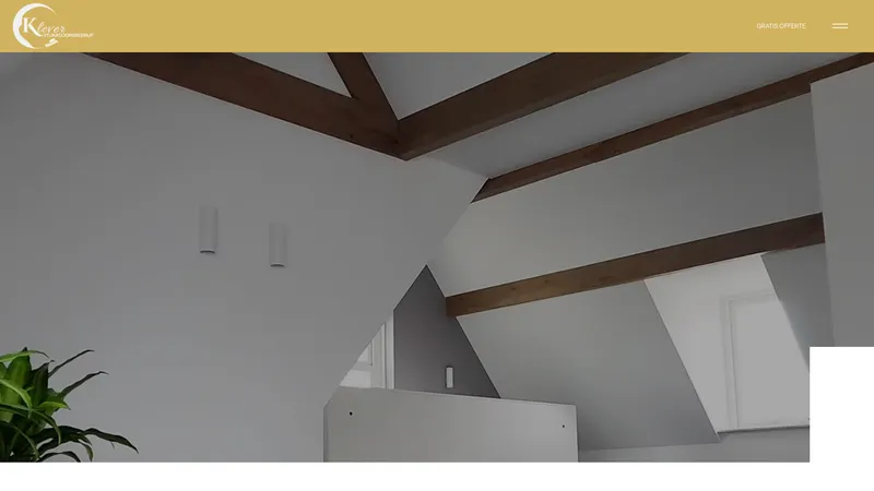 Website van Klever stukadoorsbedrijf