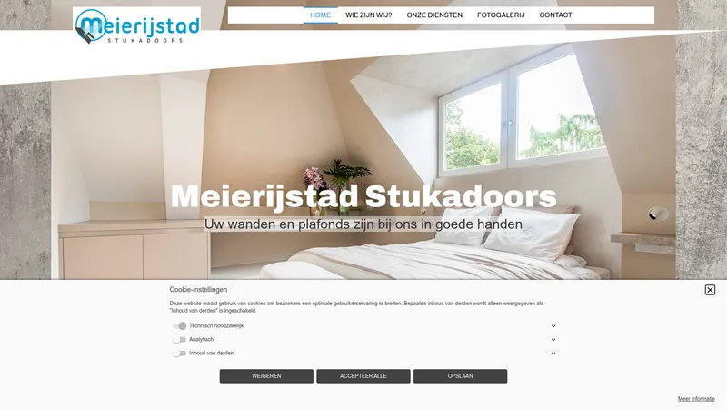 Website van Meierijstad Stukadoors