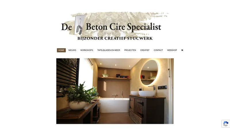 Website van Nea Interieur