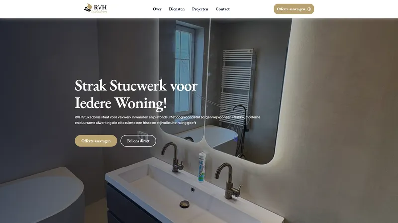 Website van Rvh Stukadoor