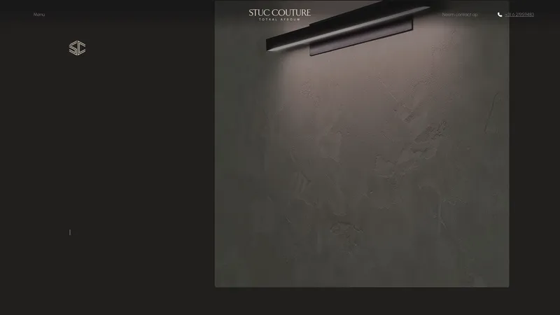 Website van Stuc Couture