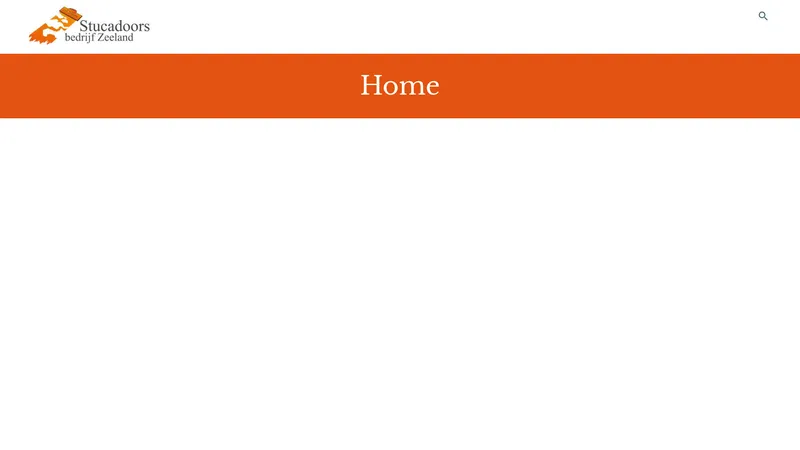 Website van Stucadoorsbedrijf Zeeland B.V.