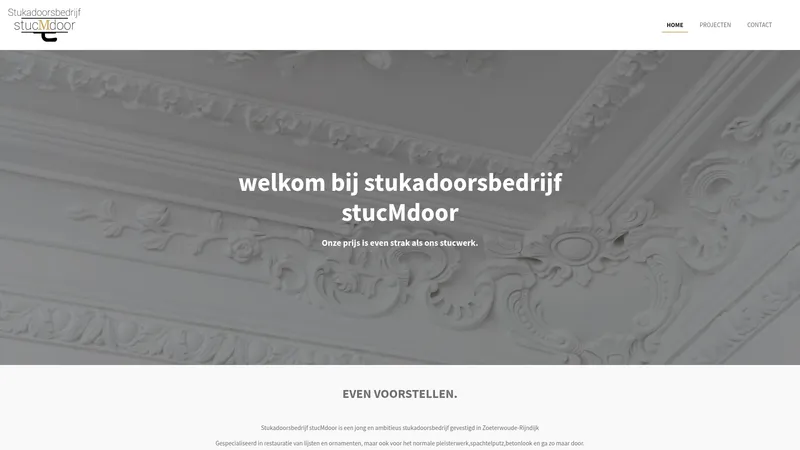 Website van StucMdoor