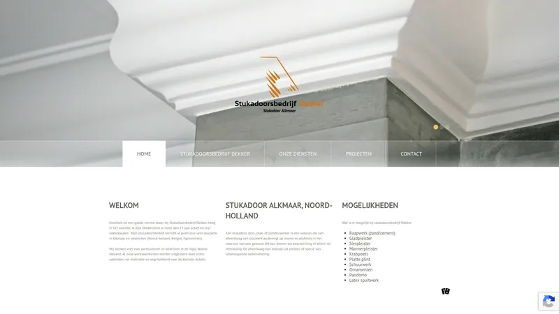 Website van Stukadoor Alkmaar