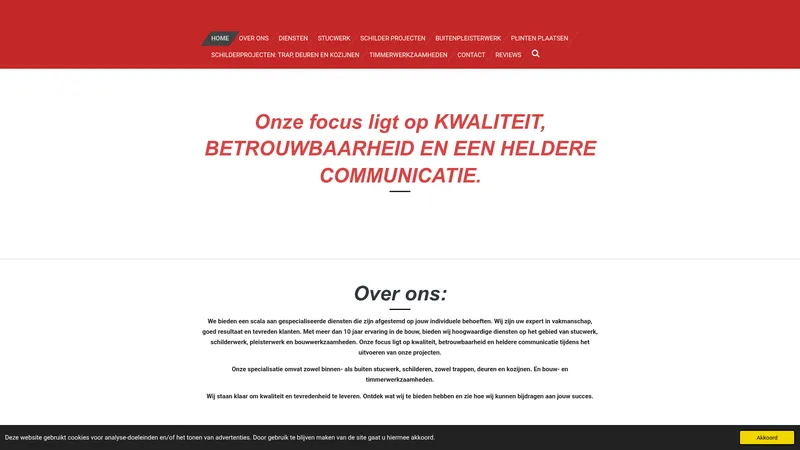 Website van Umut58bouw bedrijf