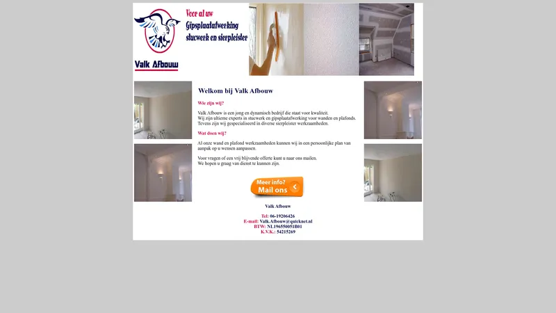 Website van Valk Afbouw